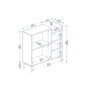 Hanah Home Leskar - Atlantic Pine Armario Multiusos